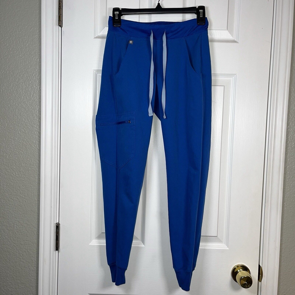 FIGS Woman's Zamora Joggers Scrub Pants XXS Blue W18SW2005P